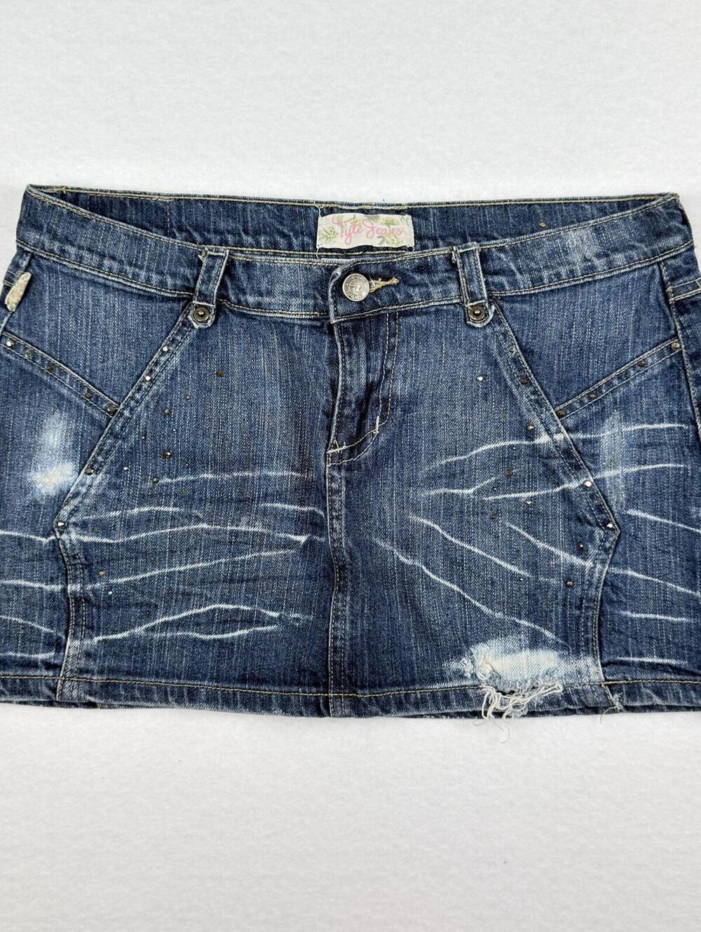 Y2K Denim Mini Skirt